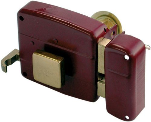 serratura cisa per porte di legno rossa 50110